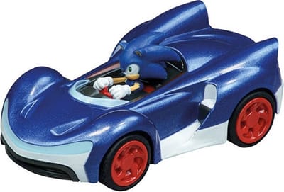 Carrera Speelgoedvoertuig - P-S Sonic the Hedgehog - Sonic Speed Star - Pull Back Auto - Terugtrekauto - 1:43