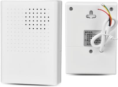 Allecto - 12V Bedrade Elektronische Deurbel - Hoge Geluidskwaliteit - Wit - Toegangscontrole - Geschikt voor Thuisgebruik