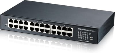 Netwerk Switch - 24 Poorten - Zonder Ventilator - VLAN - IGMP - QoS - Internet Splitter - Ethernet - Voor Internetkabel