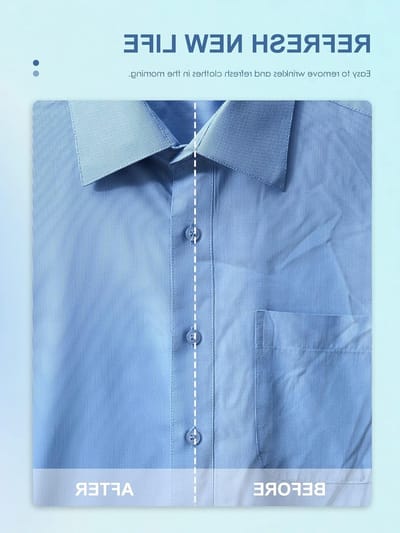 Handheld Kledingstomer voor het Verwijderen van Kreukels, Krachtige Stoom van 20 g/min, Snelle Verwarming in 25 Seconden, Ideaal voor Thuis, Kantoor of Reizen