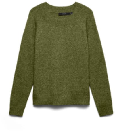 VERO MODA - VMDOFFY LS O-NECK BLOUSE GA Dames Trui