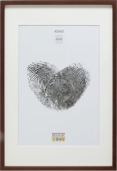 Deknudt Frames fotolijst - bruin met passe-partout  - 30x45 / 40x60 cm