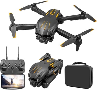SNJY® Drone met Camera - Drone voor Volwassenen - Drones voor Kinderen - 4K Camera - 360° Flip - Zwart