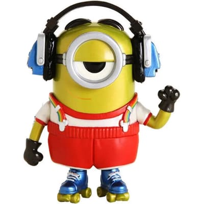 Beeldje Funko POP & T-shirt Minions Roller Skating Stuart Metallic Exclusive