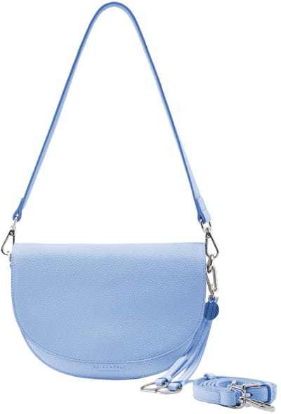 SEIDENFELT MANUFAKTUR schoudertas Lohja Saddle Bag Cute Blue Lichtblauw