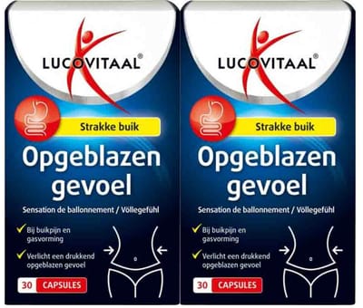 Lucovitaal Opgeblazen Gevoel - 2 x 30 capsules - Voordeelverpakking