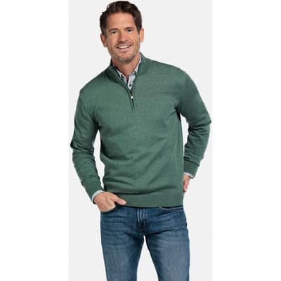 Baileys - Heren Trui - Gebreide Pullover - Regular fit - Donkergroen - 528400-735