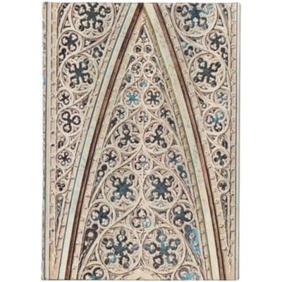 Paperblanks cahier, vault of the milan cathedral, hardcover, formaat midi 12,5 x 18 cm, blanco