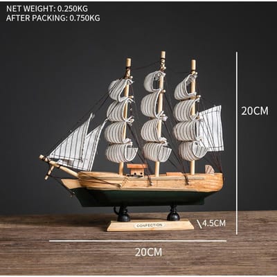 Creatief Zeilboot Model Woonkamer Huisdecoratie Decoratie Wijnkast Veranda Boekenplank Bureau Ornament Met Lichtjes voor Cadeau
