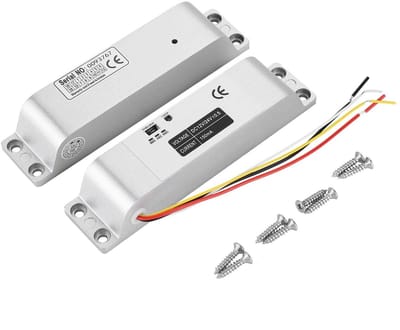 Dailygoody - DC12V Magnetisch slot - Elektrisch valdeurslot - 1000KG Houdkracht - Zilver - Inductiepoort - Toegangscontrole - Geschikt voor alle