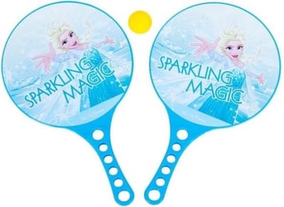 Disney Strandtennisset Frozen 3-delig Blauw
