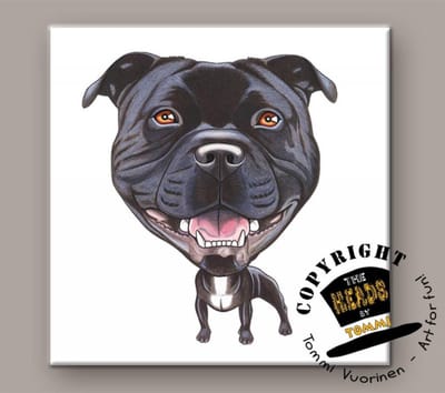 Tegel Hond Staffordshire Bull Terrier
