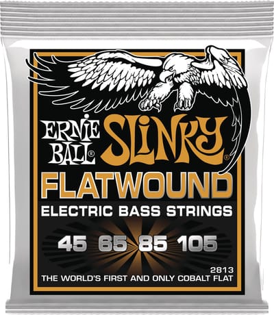 Ernie Ball Slinky Flatwound Bass - Basgitaarsnaren - Hybrid Slinky - 45-105 - Flatwound