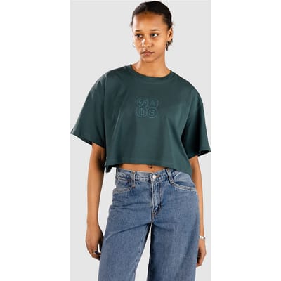 Vans Ellipse Relax Crop T-Shirt zwart