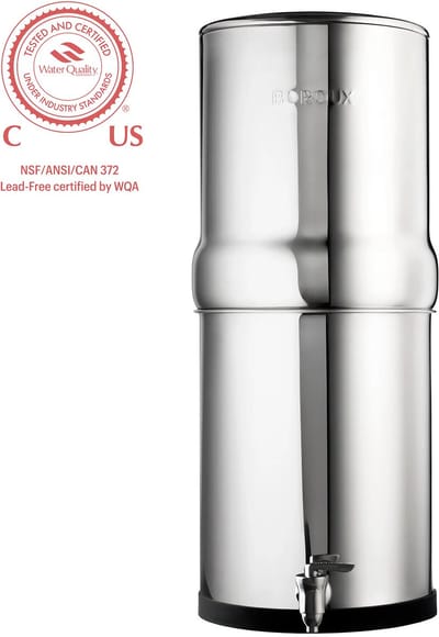 BOROUX Legacy™ waterfilter - 11,4 liter - RVS