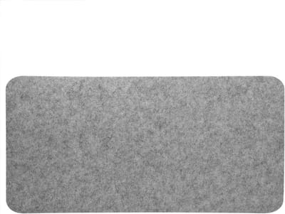 Grote Antistatische Bureau Mat van Vilt 68x33cm voor Computer en Laptop in Lichtgrijs