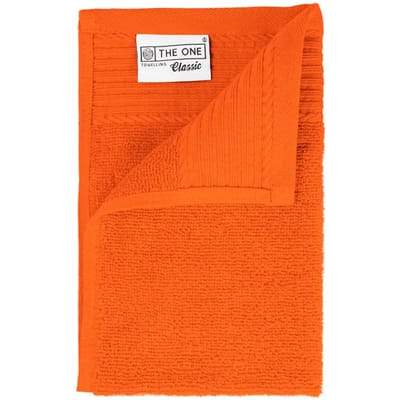 The One Towelling Classic Gastendoek - 30 x 50 cm - Kleine handdoek - Hoge vochtopname - 100% Gekamd katoen - Oranje