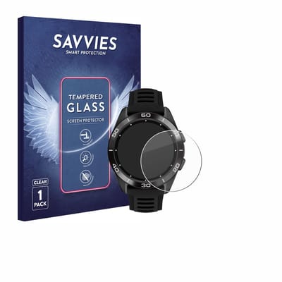 Savvies - Glas Screenprotector voor Tissot T-Touch Connect Sport 2023 - Gehard Beschermglas 9H