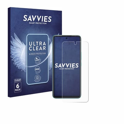 Savvies - Screenprotector voor Infinix Hot 12 Play - Folie Beschermfolie transparant 6 Stuks