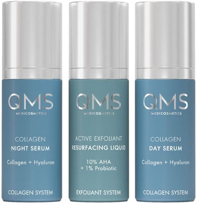 QMS Medicosmetics Core System Sets Core System Collagen + Exfoliant Set Strong 3 - Met 5 QMS samples