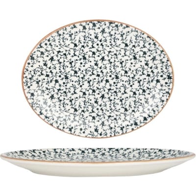 Bonna Serveerschaal - Calif - Porselein - 31x24 cm - set van 2
