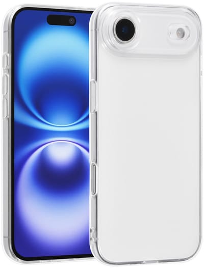 TUNIQ Back cover voor iPhone 17 Air - Transparant - Slank & Lichtgewicht - Basisvalbescherming