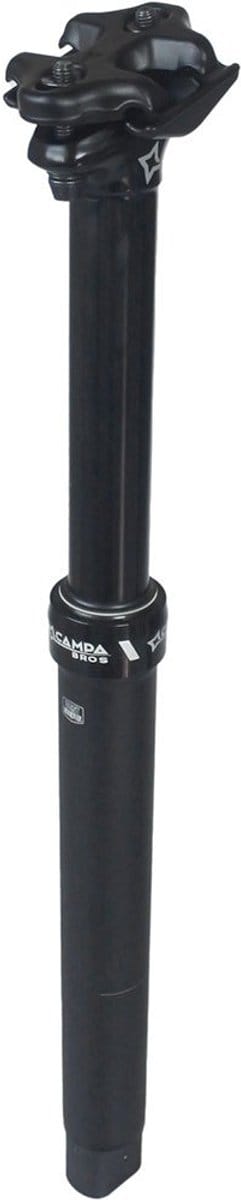 Campa Bros Battle Gravel Dropper Zadelpen Zilver 240-300 mm / 27.2 mm