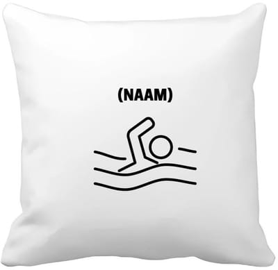 Akyol - zwemmer met je eigen naam Kussen hoes - Zwemmen - sport liefhebbers - mensen die houden van zwemmen - zwemdiploma - zwemcadeau - verjaardagscadeau - verjaardag - cadeau - kado - geschenk - gift - 40 bij 40 cm