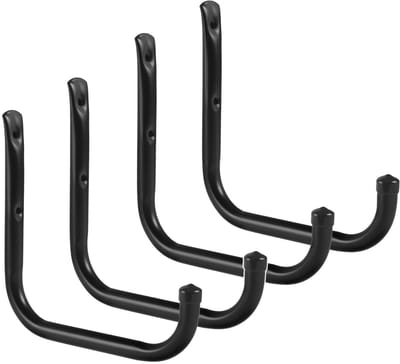 Maclean - Set van 4 Ophanghaken - muurbeugels - Staal - max. belasting 22kg/beugel, MC-487