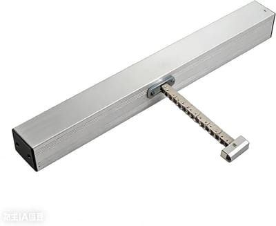 Gemotoriseerde raamopener - Automatische opener - Eenvoudige ventilatie - Universele compatibiliteit - 300mm tot 1000mm - Zilver