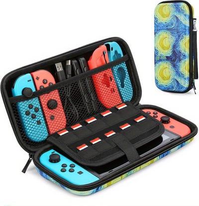 Bovista Case Geschikt Voor Nintendo Switch - Hoes - Beschermhoes - Waterafstotend - Accessoires - Oceaan