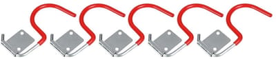 Benson Set ophanghaken - gegalvaniseerd met kunststof coating - 5 stuks - 8,5 x 4,2 cm