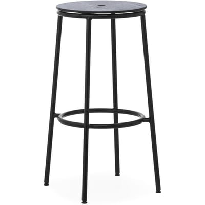 Normann Copenhagen Circa Barkruk  - Eiken/zwart - 75 cm