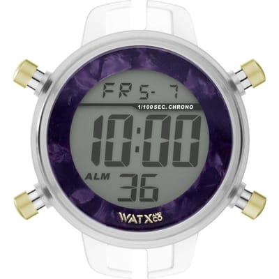 Montre Watxandco Rwa1114. Boîte, Couleur Lilas. Femme. gray