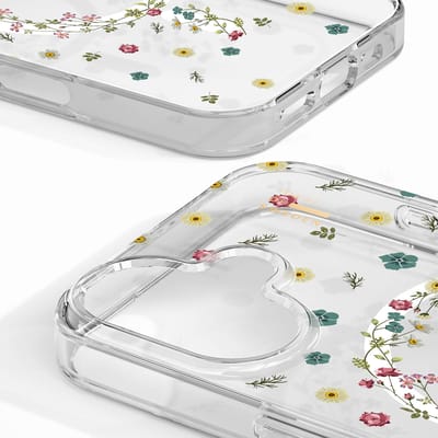 iDeal of Sweden Clear Case geschikt voor MagSafe geschikt voor iPhone 17 - Petite Floral