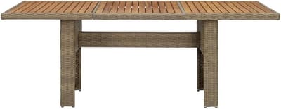 Eettafel Tuin - Terrastafel Buiten - Buiten Dineren - Massief Hout - 200x100cm - Bruin