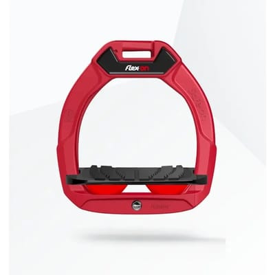 Veiligheidseisen voor paardrijden Verlaagd Grip Rood/Zwart/Rood kind Flex-On Safe-On