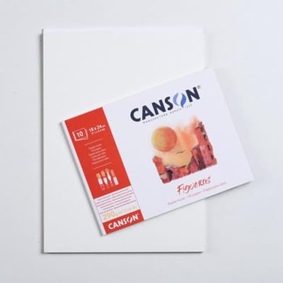 CANSON Figueras tekenblok 180 x 240 mm, 290 g/m², 10 vellen