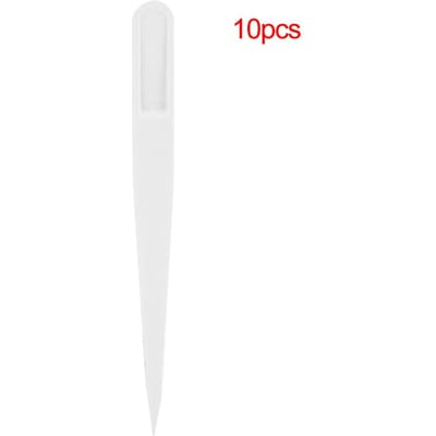 10 stuks/set Isolatie Hoge Precisie Plastic Pincetten Horloge Reparatie Klemgereedschap white