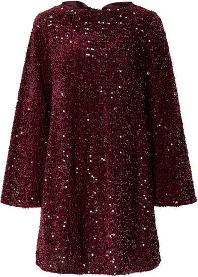Pieces Mini jurk PCKAM PAILLETTEN
