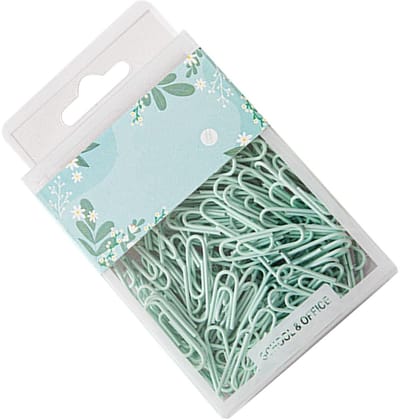 Dailygoods- Paperclips 70 Stuks - Duurzaam Ijzer - Levendige Kleuren - Kantoor Benodigdheden - Stevige Grip - Organiseer Documenten - Kantoorbenodigdheden