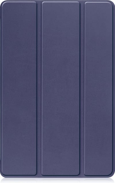 Hoesje - Geschikt voor Lenovo Tab P11 (2e / 2nd Generatie) - Dun & Stevig - Trifold Bookcase - Hard Cover - Hardcover Book Case - Tablet Hoes - Donkerblauw