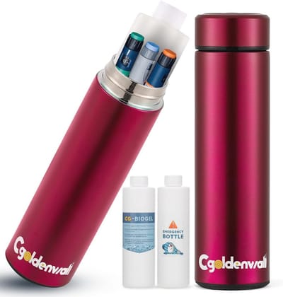 Insuline Cooler Reisetui 60H voor Geïsoleerde Geneeskunde | Compacte Medische Koelbox met Ice Packs
