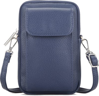 Giuliano kunstlederen telefoontas Roos - Donkerblauw - Dames