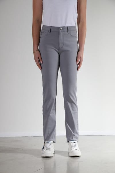 New Star - Orta l.grey twill broek L32 dames straight - maat 40