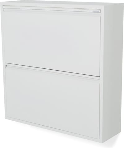 Spinder Design schoenenkast Billy 2 - Wit - 12 paar schoenen - Staal