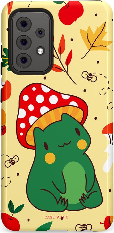 Casetastic Hoesje Geschikt voor Samsung A52 (4G/5G/s) - Stijlvolle Beschermende Duo-layer Case - Kwakende vriendjes