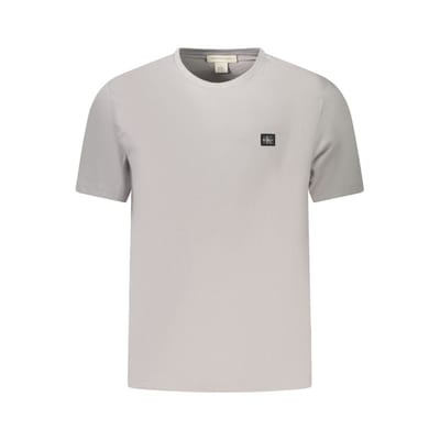 Calvin Klein Grijze Katoenen Heren T-Shirt