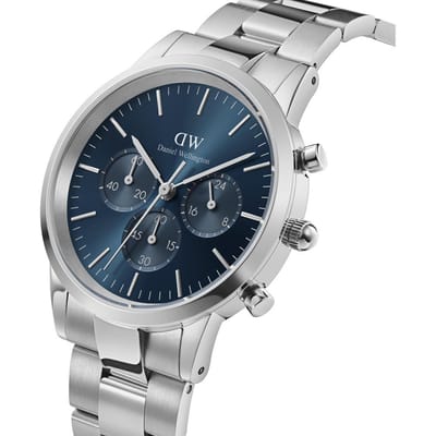 Daniel Wellington DW Watch Iconic Chronograph Arctic S 42mm Silver