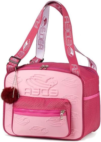 Schaatskoffer - Schaatstas Skate Bag - Schaatsen Opbergen - Versterkte Bodem - 36 x 22 x 28 cm - Fuchsia